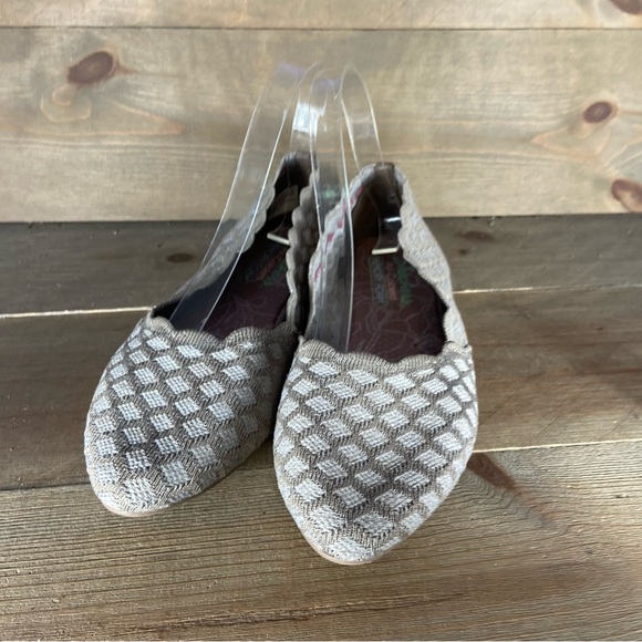 skechers cleo honeycomb Womens size 8.5 shoes brown slip on comfort flats - Picture 4 of 9